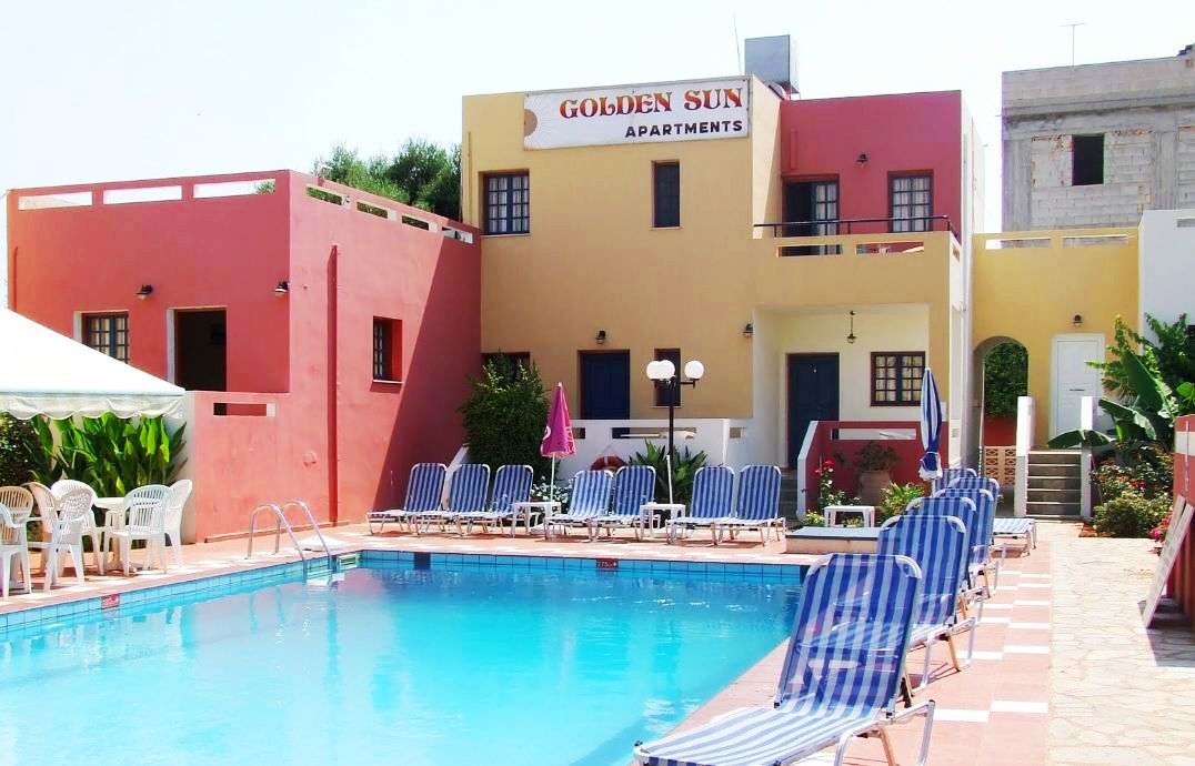 Golden Sun Boutique Aparthotel Mália Kültér fotó